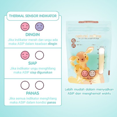 BREASTMILK BAGS KANTONG ASI NATURAL MOMS / BOBA/ RASA/ LOVE STRORY GABAG 120 ML  /100 ML ISI 30 PCS