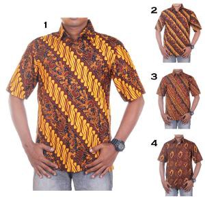 Unik Batik Pria   Kemeja Batik Pria Bara Diskon