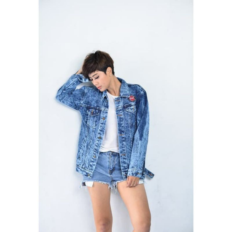 jaket Jeans Denim Brutalist oke