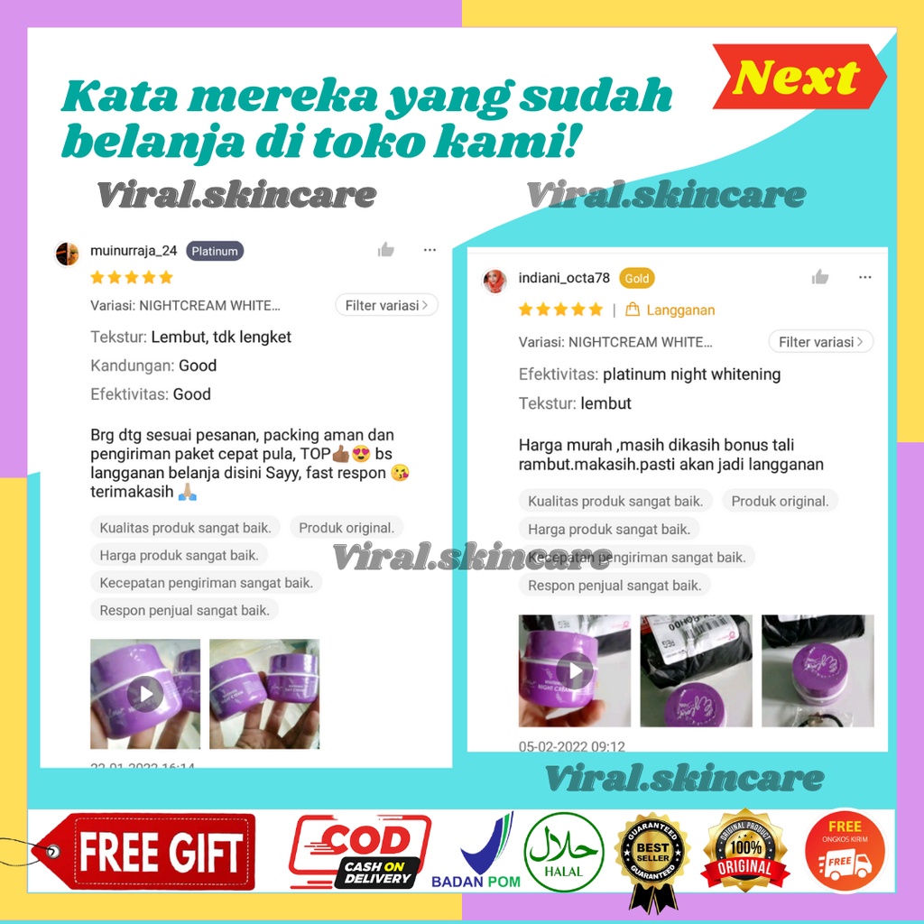 Eglow Platinum Bpom Ecer Skincare Perawatan Kecantikan Wajah Wanita Terbaru Murah A19-6