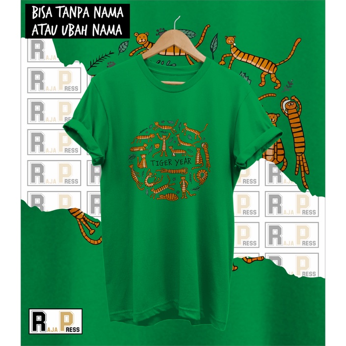 KAOS IMLEK BAJU IMLEK SINCIA MACAN BULET TIGER YEAR KATUN COMBED 30S