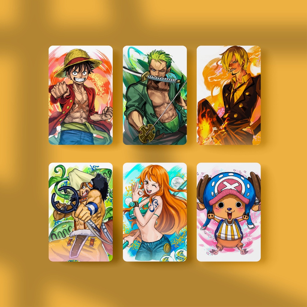 Photocard One Piece Straw Hat Pirates Art Version | Photocard Anime