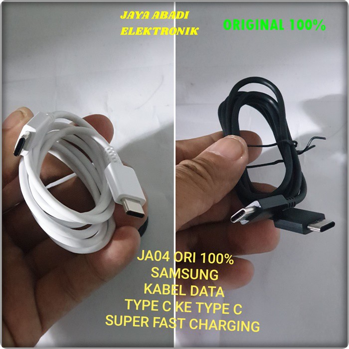 J04 KABEL DATA SAMSUNG TYPE C TO C 3A SUPER FAST CHARGING CABLE CHARGER FLASH CAS CASAN HP ANDROIT ORIGINAL UNIVERSAL MULTI ADAPTIV CHARGE BISA UNTUK GADGET YANG MENGGUNKAN TYPE C KABEL SUPPORT FAST CHARGING