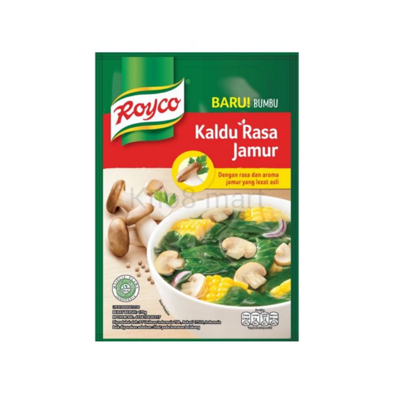 

Royco - Bumbu Kaldu Jamur 170g-aroma jamur yang lezat