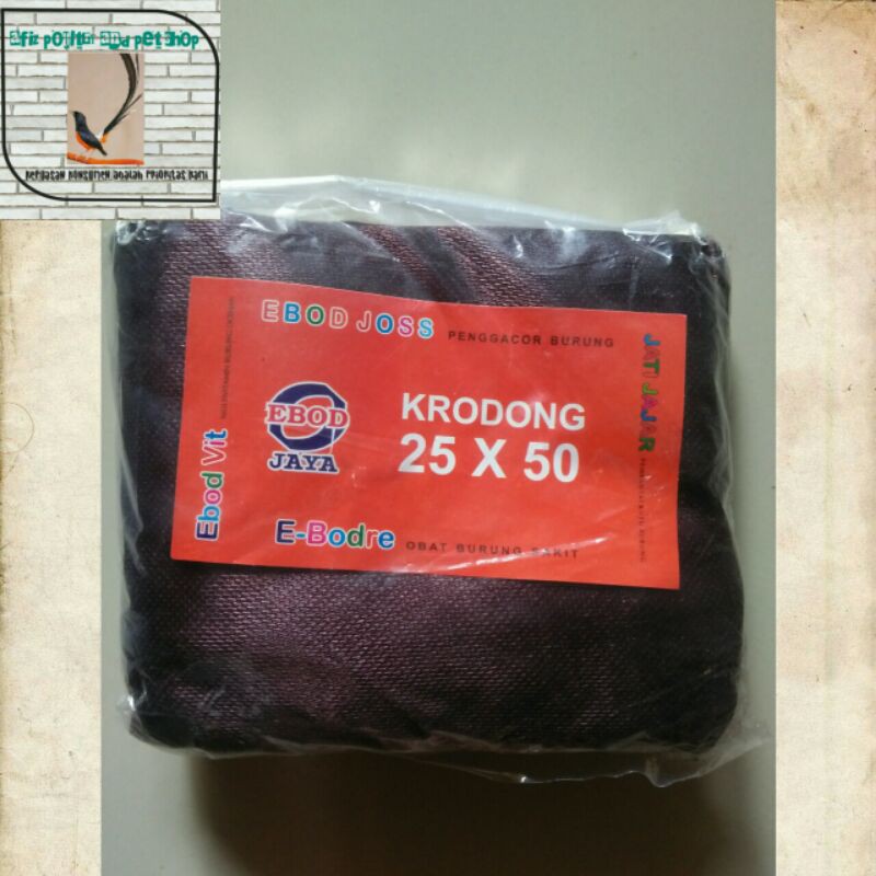 KRODONG SANGKAR KOTAK 25 X 50 EBOD JAYA