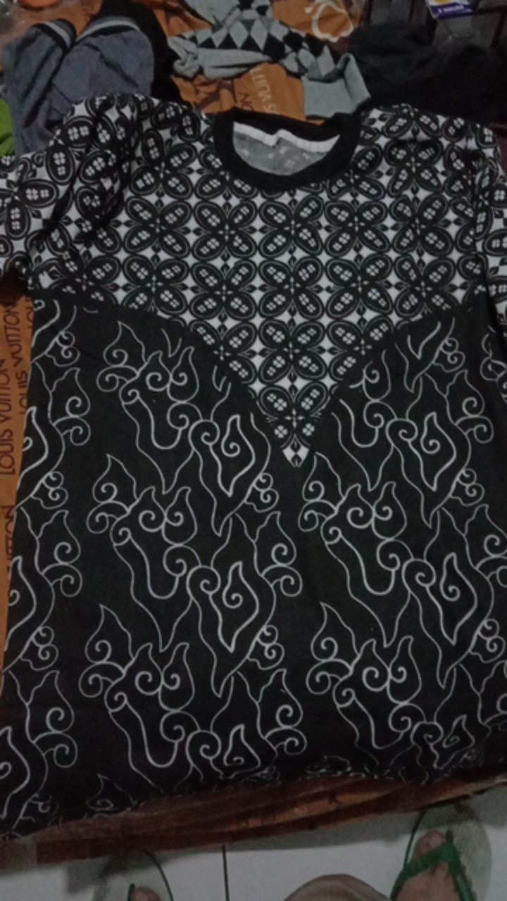 Kaos Batik Pria Jefri || Kaos Full Print || Kaos Batik