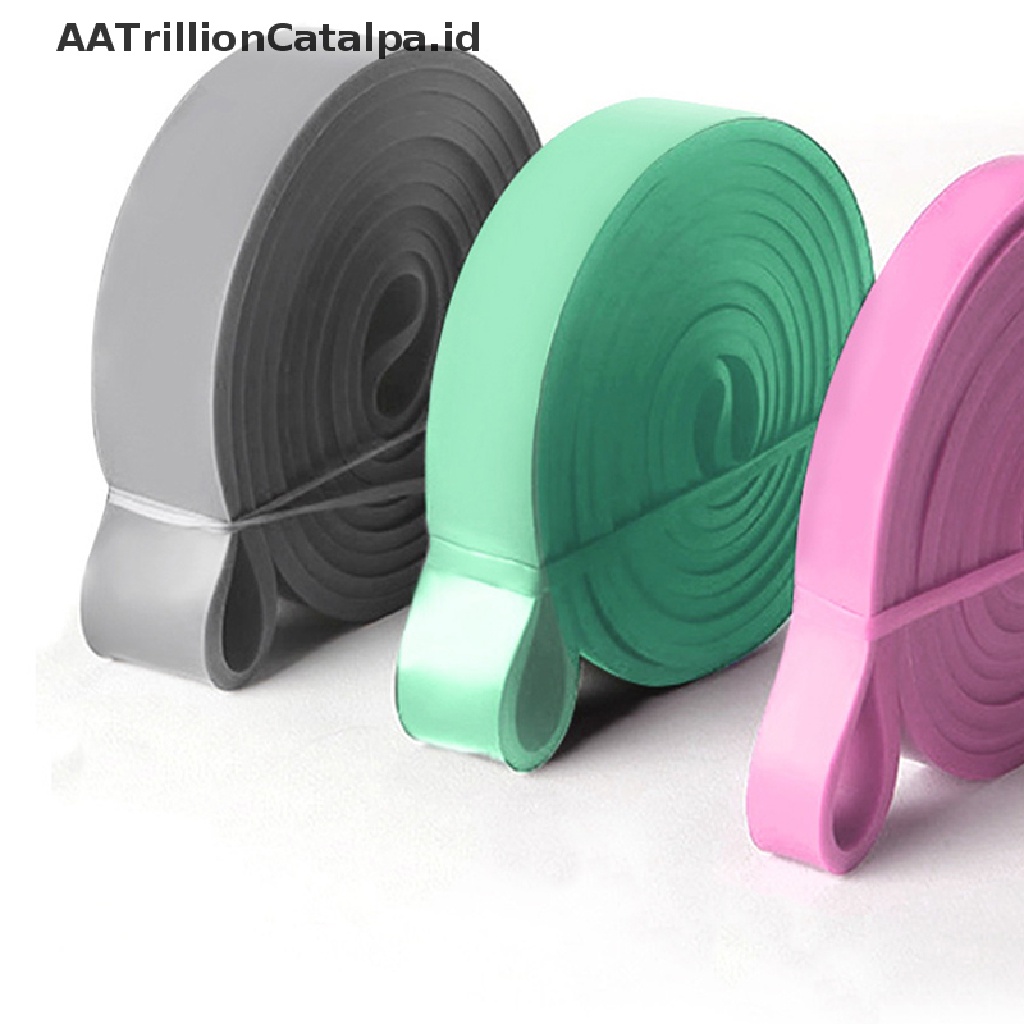 Aatrillioncatalpa Resistance Band Karet Elastis 2080mm Untuk Pull Up Power Resistance Band Fitness