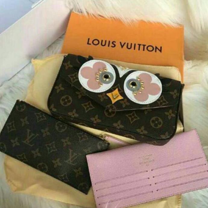 CLUTCH LV FELICIE OWL FREE BOX (Best Seller)