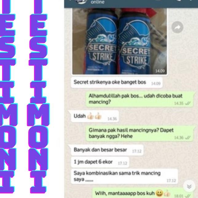 Recomended.. SECRET STRIKE Essen 3x Lebih Cepat Strike Umpan Pancing Jitu Minyak Ikan Hiu Tikus Geta