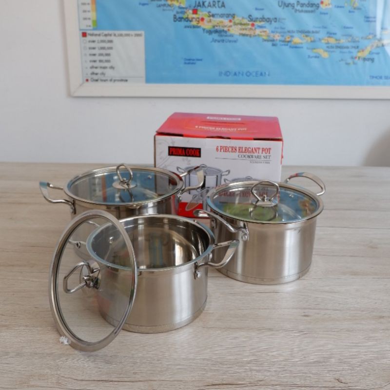 cookware set elegant by Prima cook