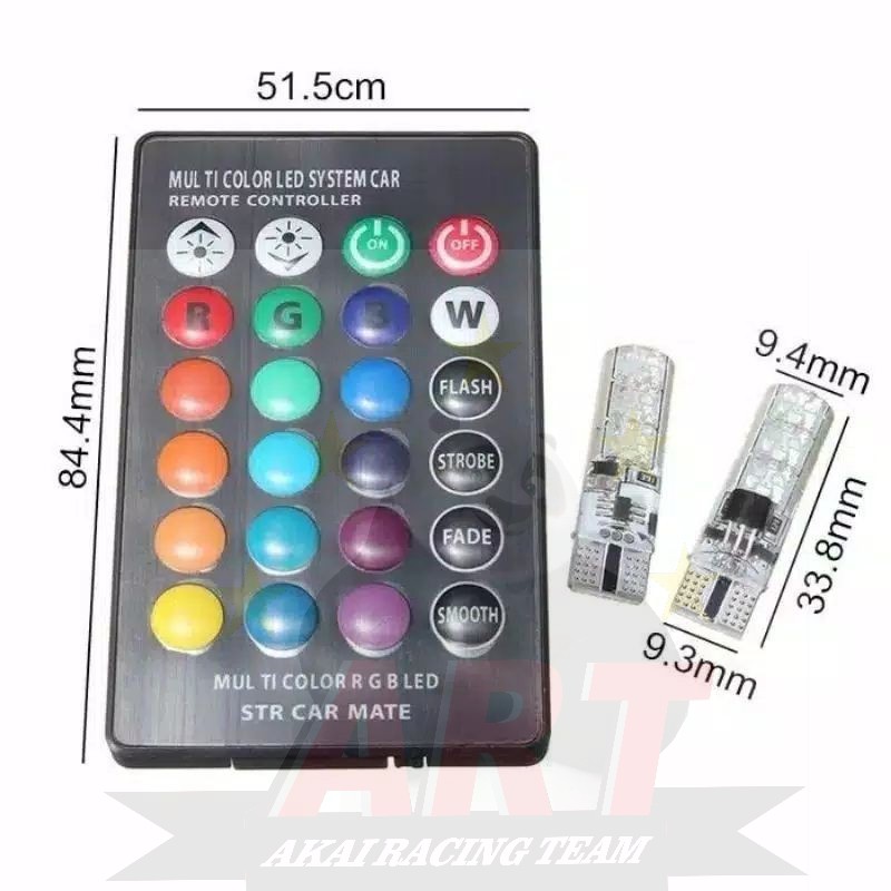 Bohlam Sein Senja Jelly Remote Control Warna RGB Universal