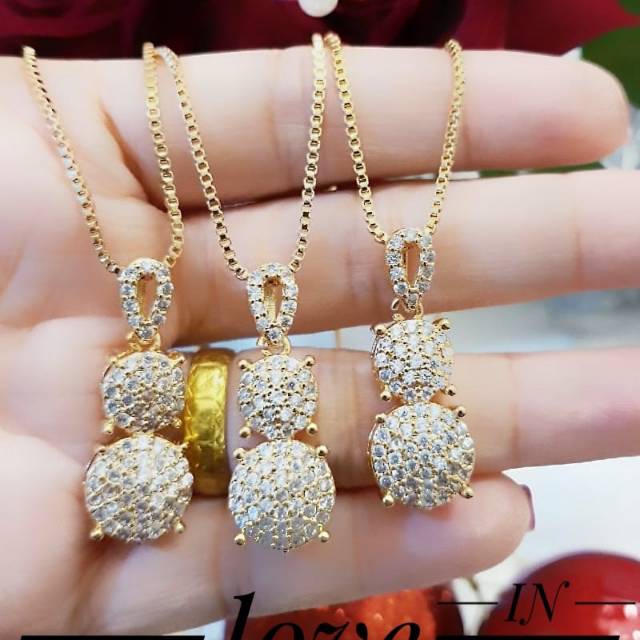 Xuping set perhiasan lapis emas 24k 1478k