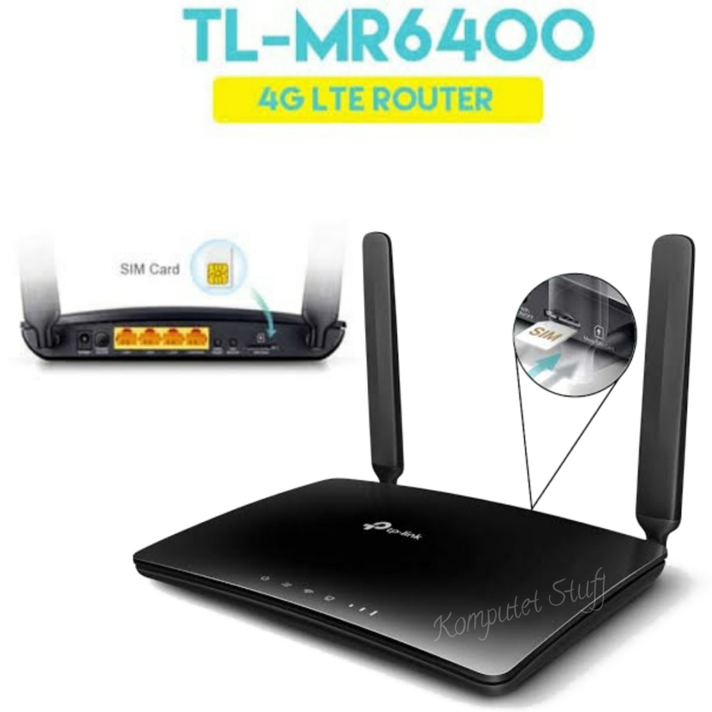 Wifi Router Modem Wifi 4G TPLink TL-MR6400 SIM Card UNLOCK All Operator 300Mbps