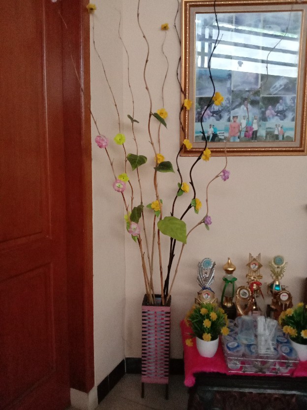 Bunga Bambu Ulir Anyelir