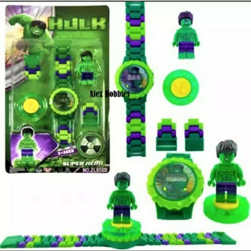 jam tangan lego hulk