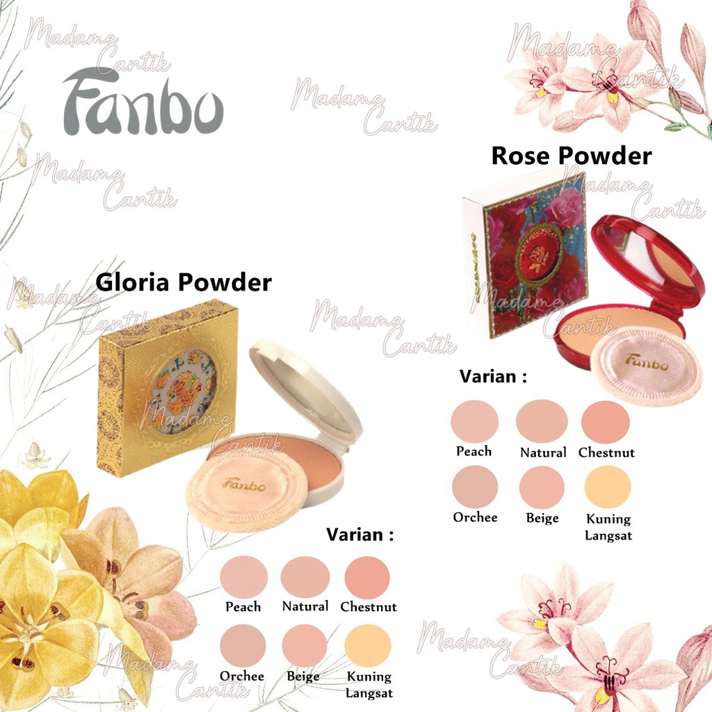 ✿ MADAME ✿ FANBO PANCAKE POWDER - FANBO BEDAK PADAT BPOM BY FANBO