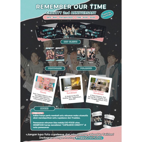 CRAVITY CUPSLEEVE ANNIVERSARY EVENT