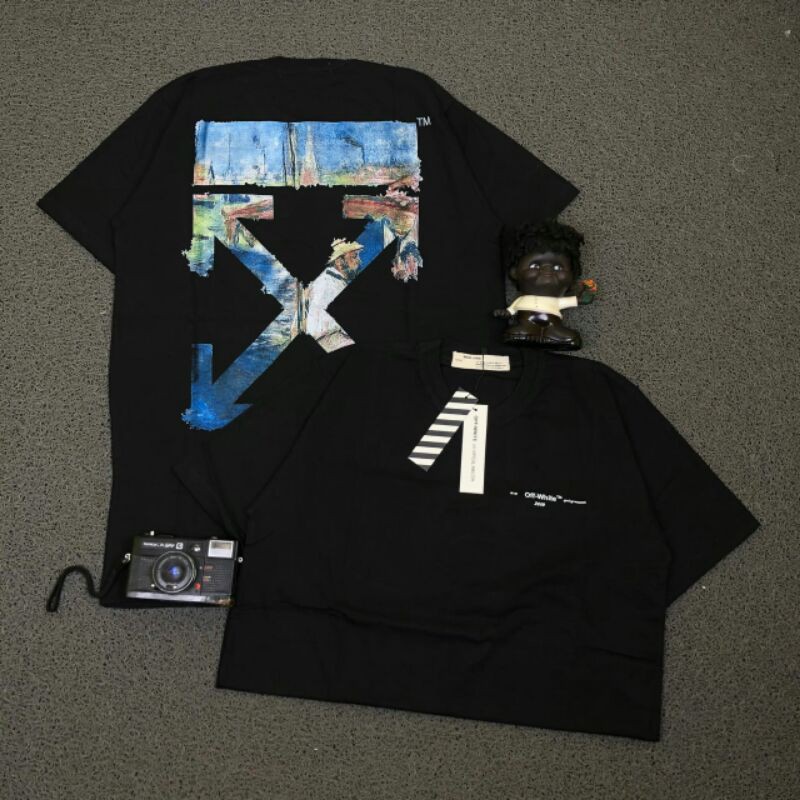 KAOS OFF WHITE BLACK BLUE LINE FULL TAG