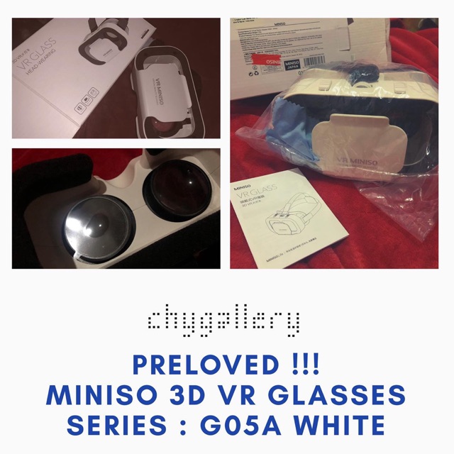 preloved VR 3D glasses miniso ❤️