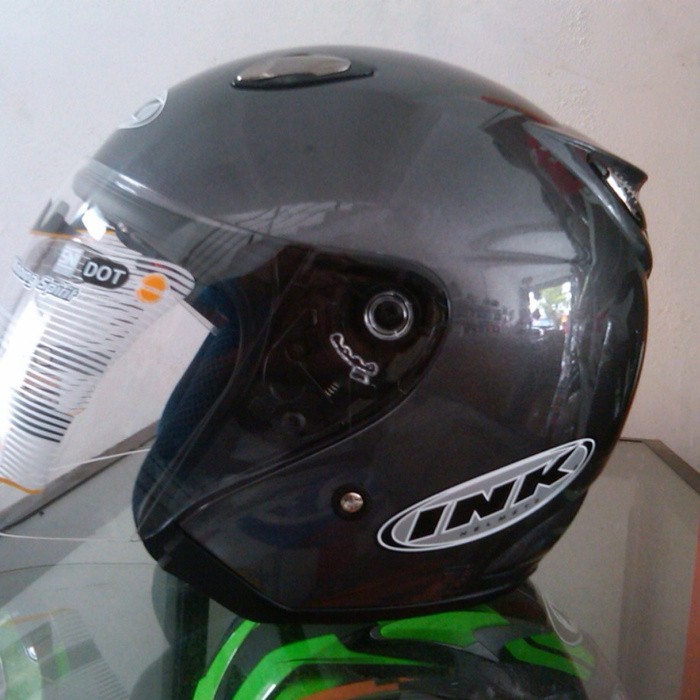 HELM BEST INK CENTRO WARNA AJAIB ~ GUNMET (SEMI UNGU ...