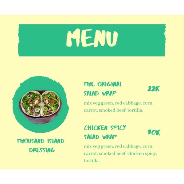 

Wrap It Salad Vegan