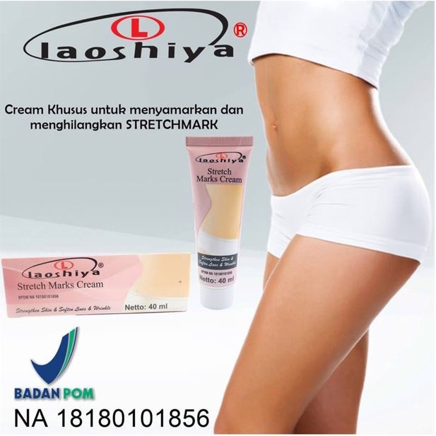 Laoshiya Stretch Mark Cream - Penghilang Strechmark Ampuh Permanen Bpom Stretchmark Stretch Mark Cream Krim Obat Salep