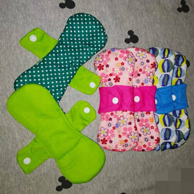 (isi 6pcs)Mensped Pantyliner / pembalut kain cuci ulang