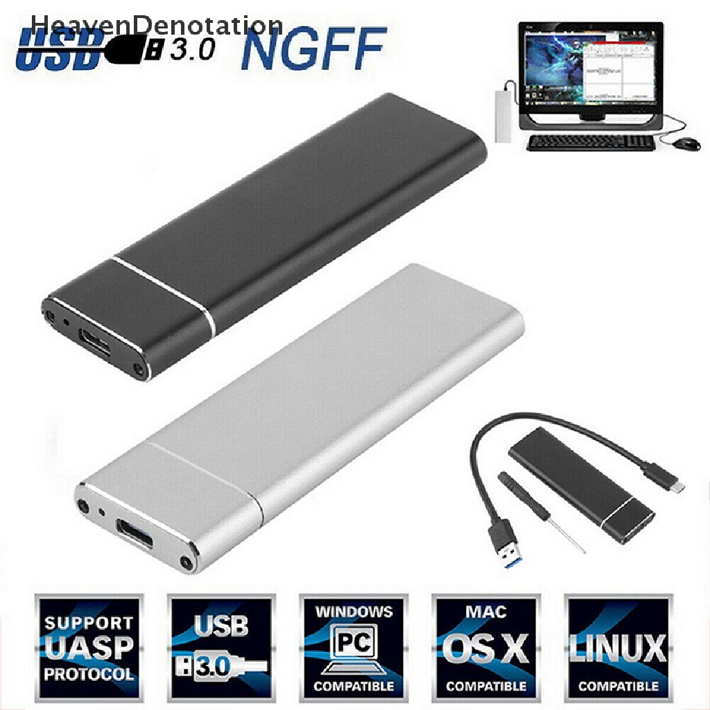 [HeavenDenotation] M.2 NGFF SSD Hard Disk Drive Case USB 3.0 HDD Enclosure Box