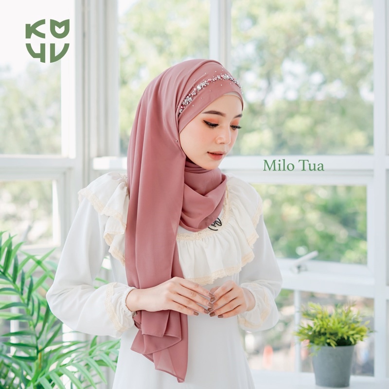 Koyu Hijab Pasmina Luxury Payet Limited Edition