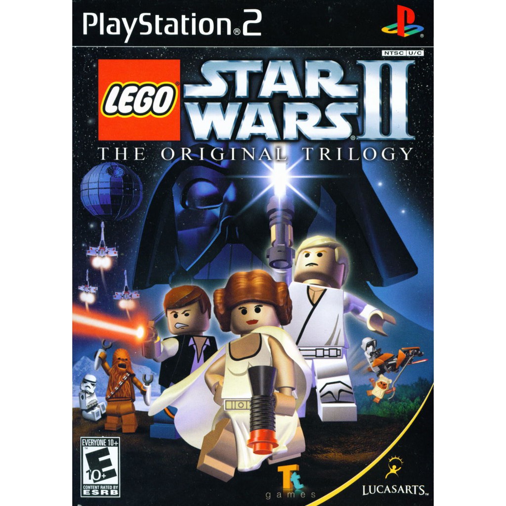 DVD Kaset Game PS2 Lego Star Wars II The Original Trilogy