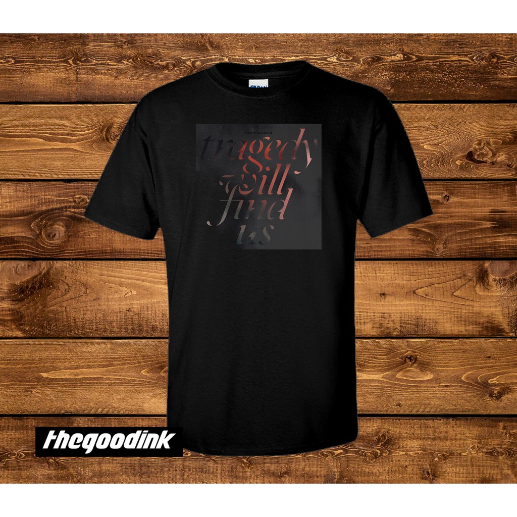 Kaos Counterparts - Tragedy - Original Gildan T-shirt DTG Print