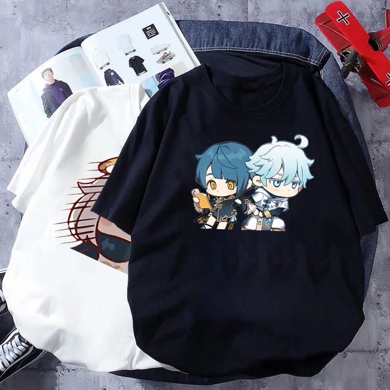 Kaos Anime Genshin Impact Hu Tao Xiao Distro Baju Genshin Impact Raiden Shogun Hutao Kazuha Kenqing Zhongli Baju Kaos Genshin Impact Anak Murah Tshirt Genshin Impact Yae Kaos Anime Murah Cowok Baju Anime Pria Distro Genshin Impact Kaos Anime Anak terbaru