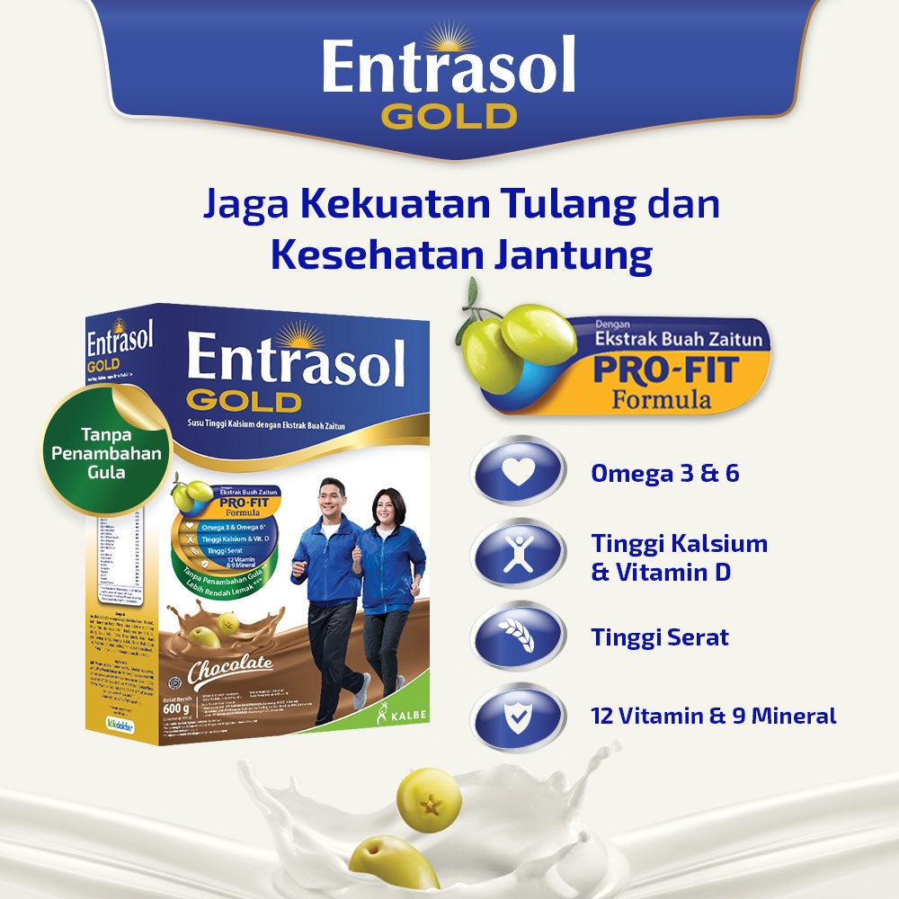 ENTRASOL GOLD CHOCOLATE 580 G