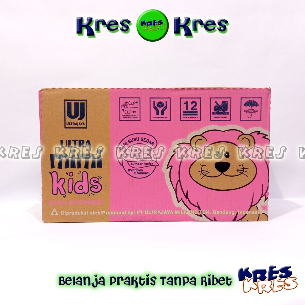 

KRES - Ultra Susu MIMI STOBERI Ultra Jaya Strawberry 40 x 125ml Karton