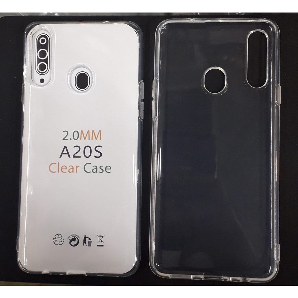 Jelly Case Samsung Galaxy A20S / Samsung A21S Silicon Bening Bahan Tebal | Anti Jamur