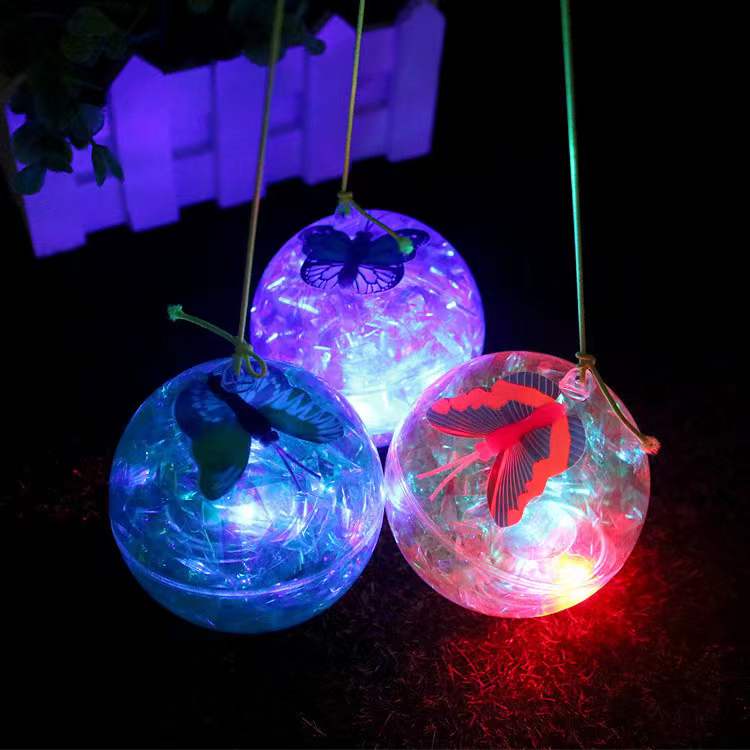 SB168 Mainan Anak Bola Bekel LED Bola Karet Air / Super Glitter Ball Water Ball