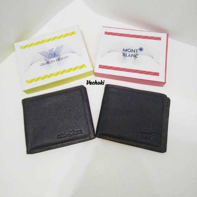 Dompet Pria Kulit Sapi Asli - Montblanc Giorgioarmani