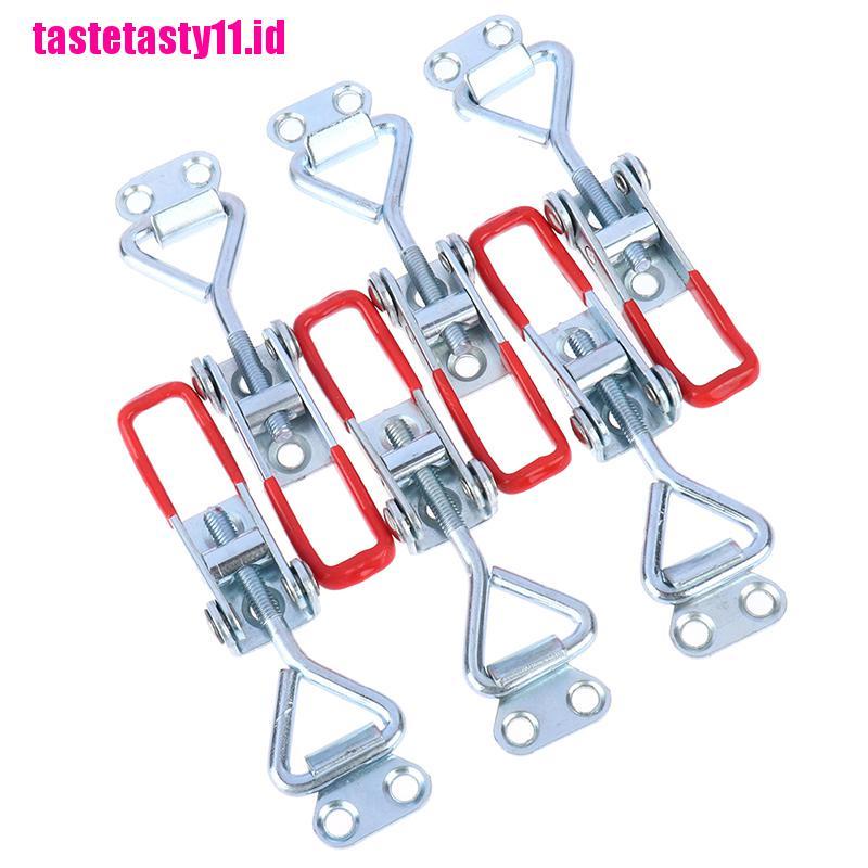 2 / 4pcs Toggle Clamp Bahan Baja Dapat Disesuaikan