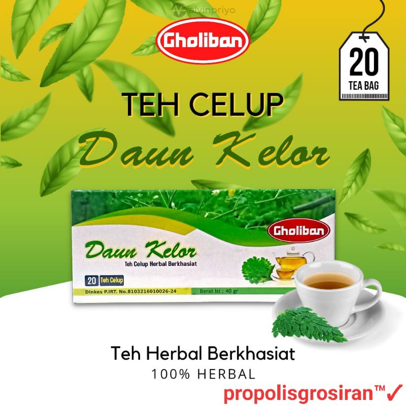 

Teh Celup Daun Kelor Gholiban