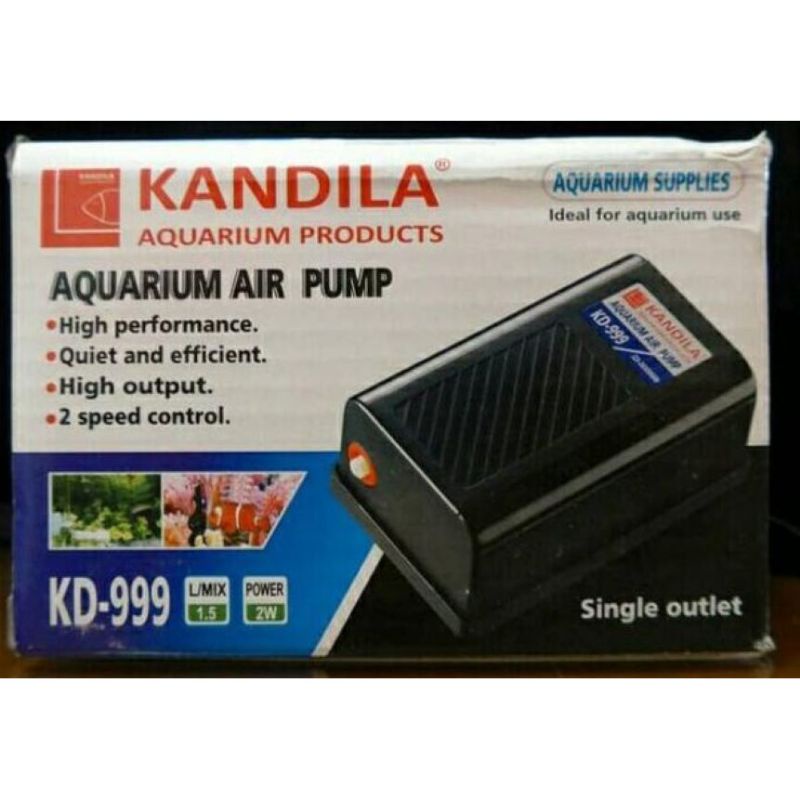 KD 999 KANDILA AQUARIUM AIRPUMP AERATOR 1 LUBANG