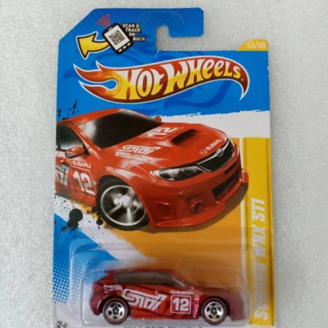 Hotwheels Redline Subaru WRX STi 2012 new models