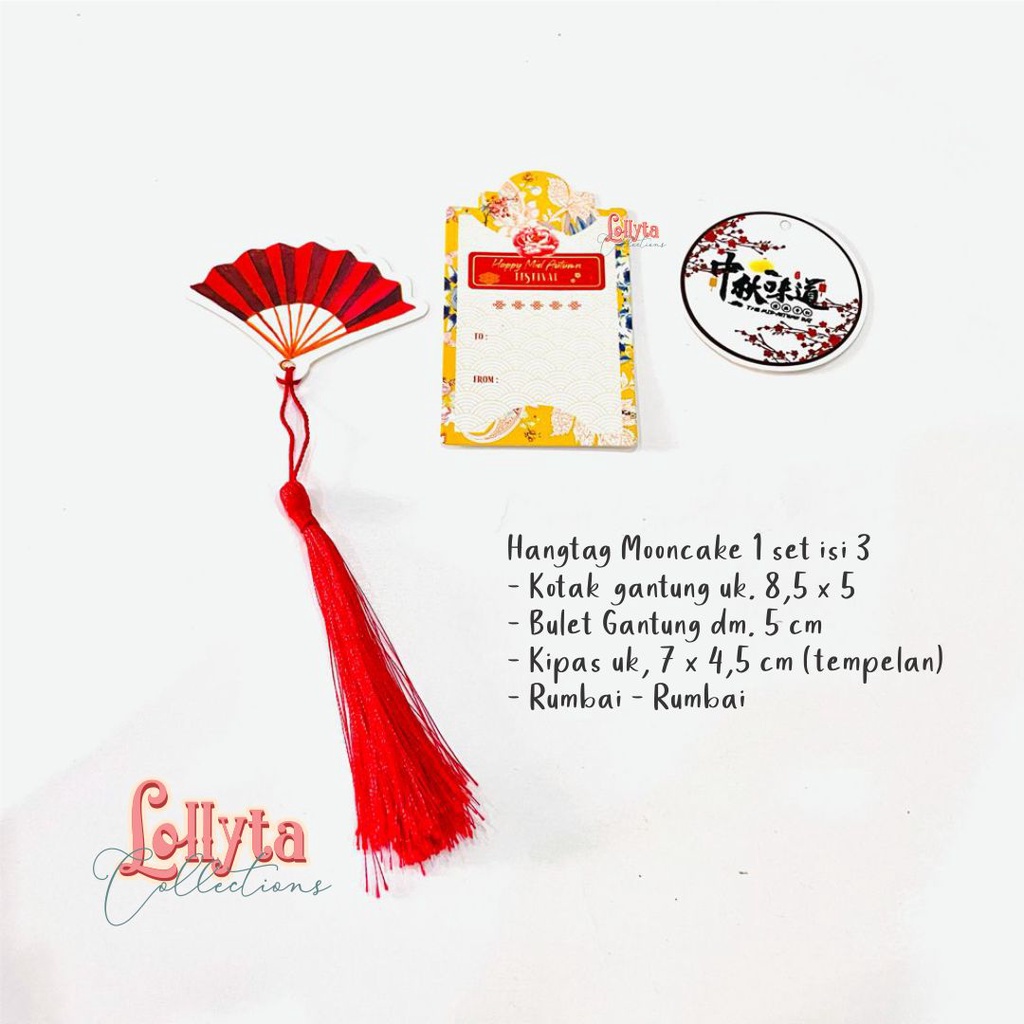 

Hangtag Mooncake 1 Set 3 macem
