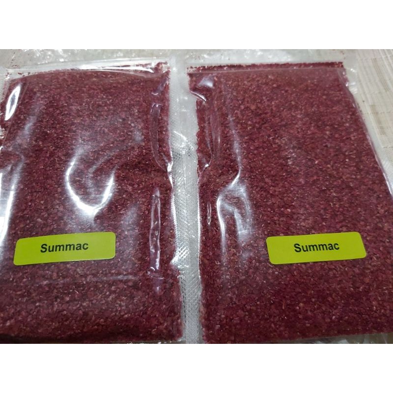 

Rempah Sumac Original 100 gram Warna Merah Menyala Summac Sumak Bumbu Andalan Koki