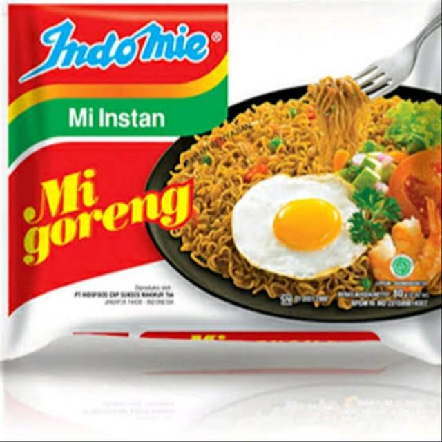 indomie goreng/aceh/soto/ayam bawang/kari ayam