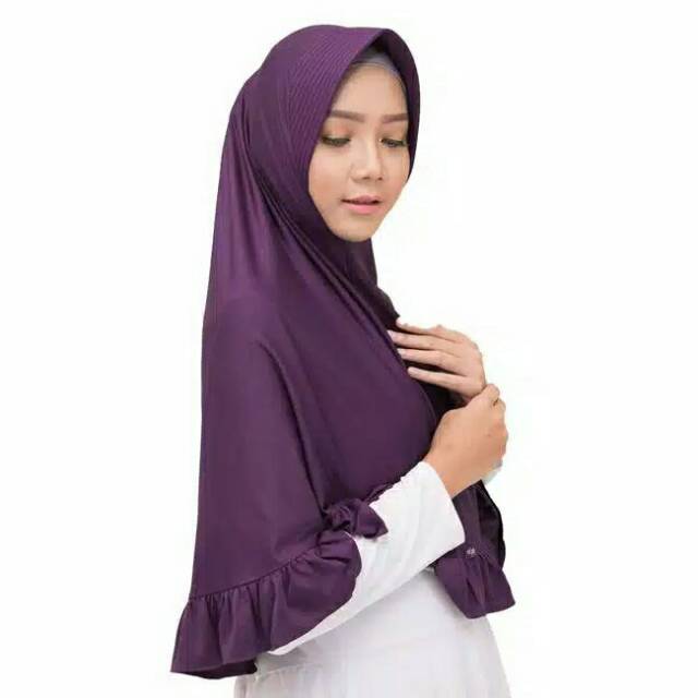 Bergo Zaria Feisha Elzatta|| Bergo Jumbo Rumbai Termurah