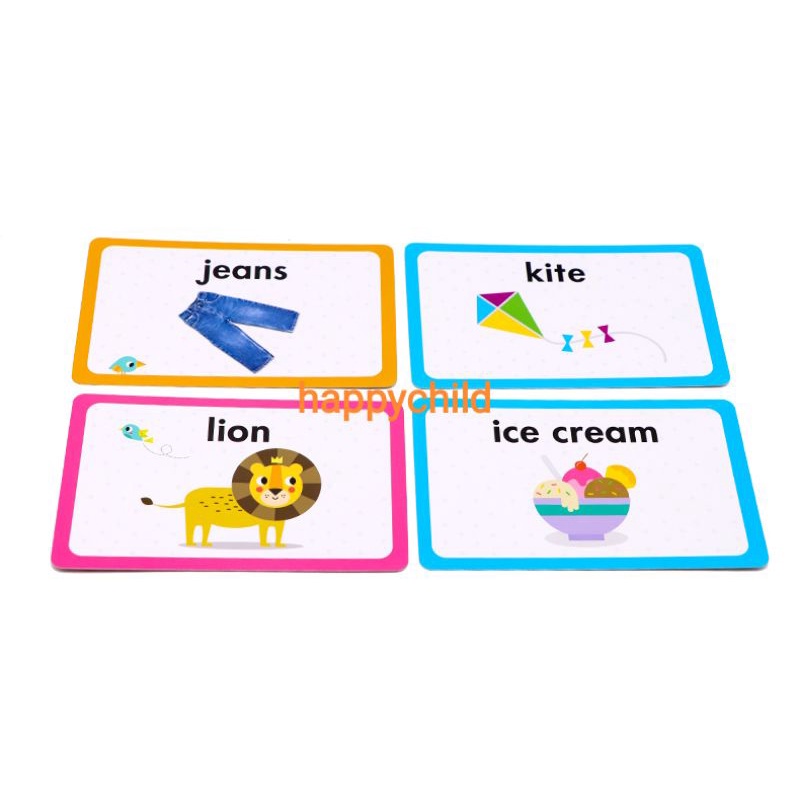 original 86 pcs ABC flash card buku anak buku impor happychild