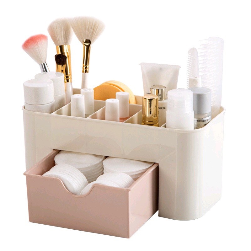 Rak Kosmetik Plastik Mini Organizer Cosmetic Kotak Penyimpanan Perhiasan Praktis Serbaguna Tempat Skin Care Make up Jam Tangan ATK Stationery Best Quality Serbaguna Termurah