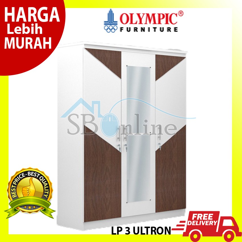 Olympic Lemari Pakaian 3 Pintu - LP 3 ULTRON