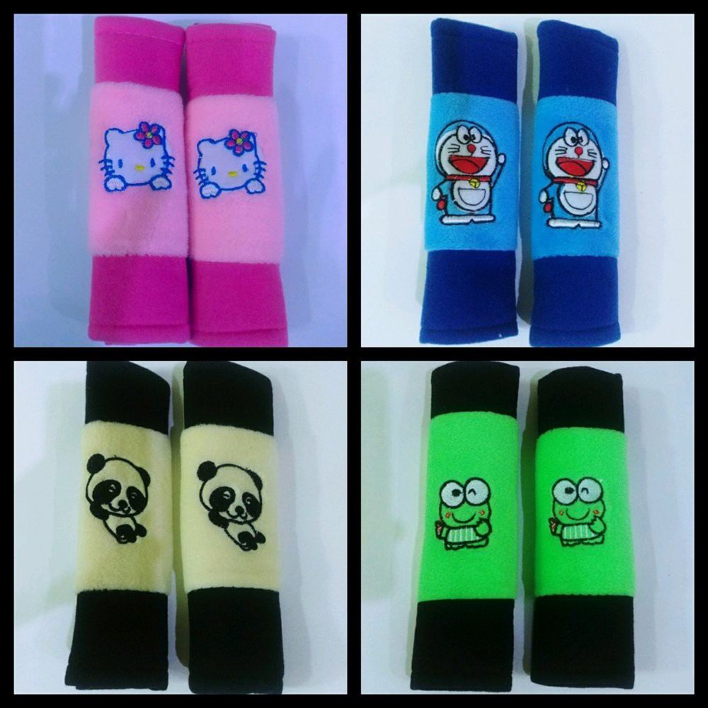 Sarung safetybelt seatbelt TALI SABUK PENGAMAN mobil doraemon handle gagang kulkas UNIVERSAL