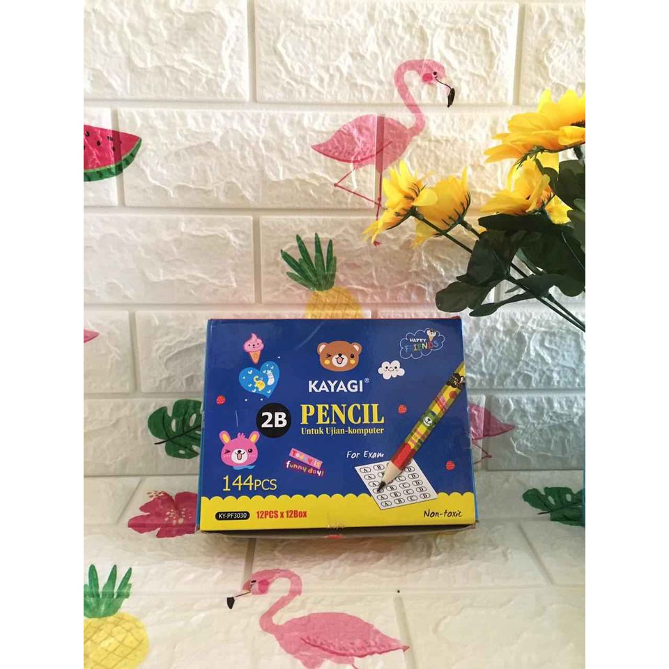 

Pensil Kayu 2B KAYAGI KY-PF 3030 (1 LUSIN)